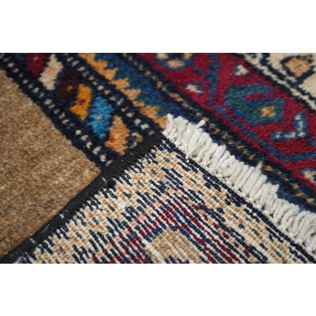 Antique Bidjar Rug 4'6'' X 7'3'' For Sale - Image 12 of 12