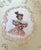 Antique German Hand-Painted Portrait Porcelain Plate For Sale - Image 11 of 12