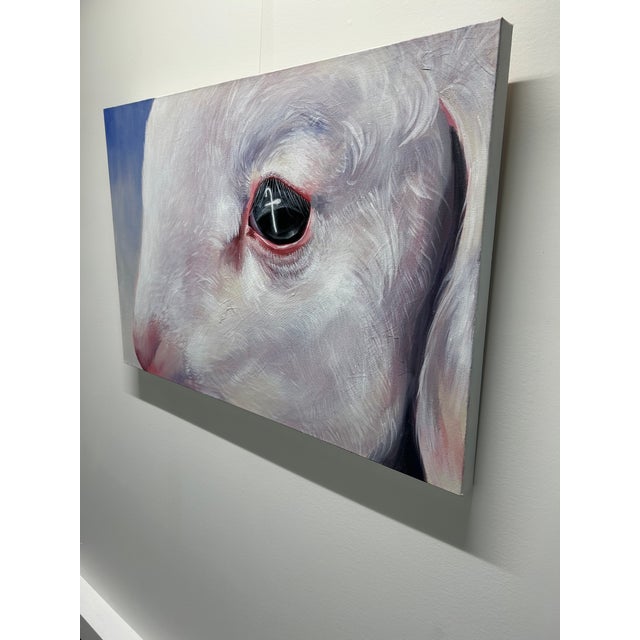 Comfort Me, Acrylic on Canvas, Felix Abcede (2024) For Sale - Image 4 of 5