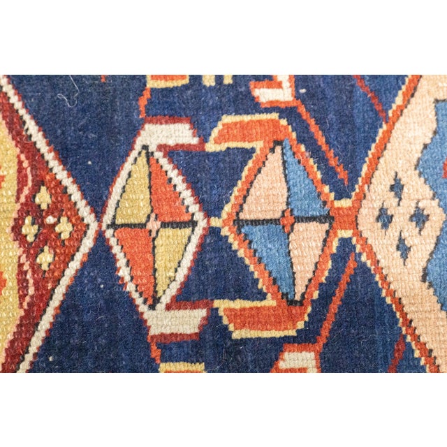 Antique Caucasian Kuba Rug 3'0" X 3'5'' For Sale - Image 4 of 10