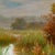 Impressionist Late 20th Century Framed Signed Vera Oxley Floral Estuary Oil on Canvas For Sale - Image 3 of 8