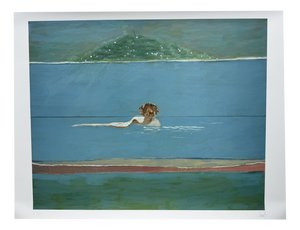 Gideon Appah, Swimmer, 2023, Print on Paper