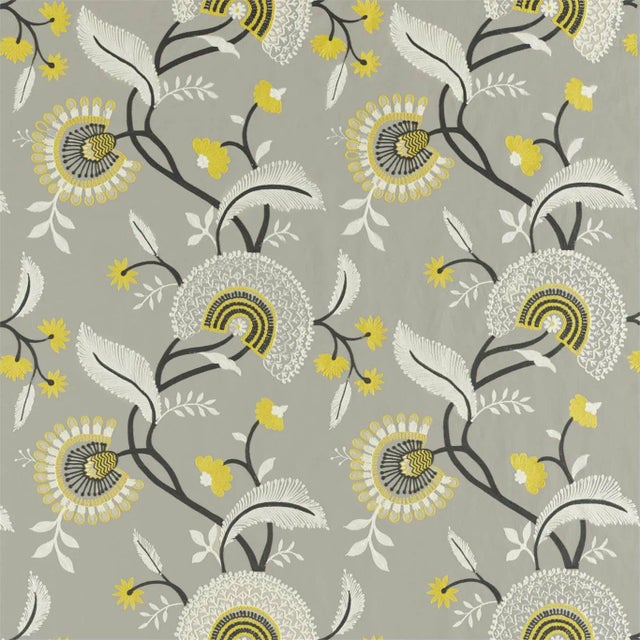 Sanderson Hakimi Fabric in Ash Grey - a Sample For Sale