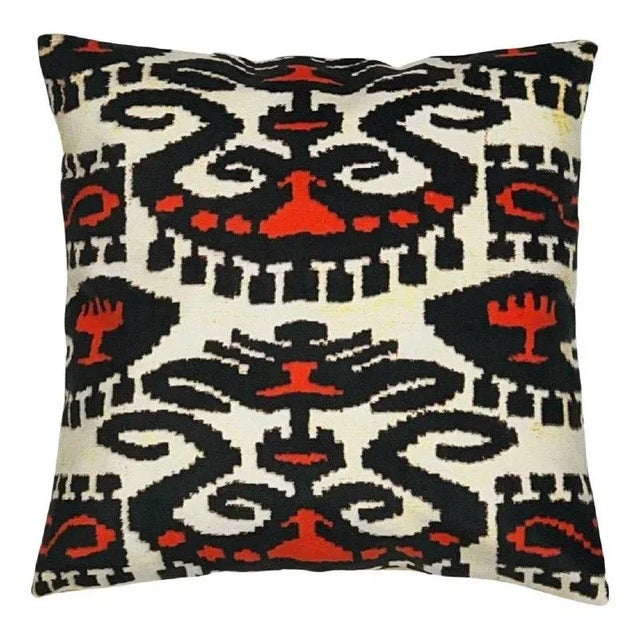 Pasargad Turkish Style Ikat Pillow For Sale - Image 4 of 4