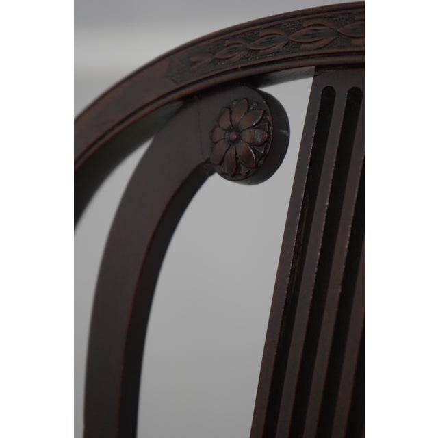 Vintage Mahogany Balloon Back Sheraton Side Chair For Sale In Philadelphia - Image 6 of 18