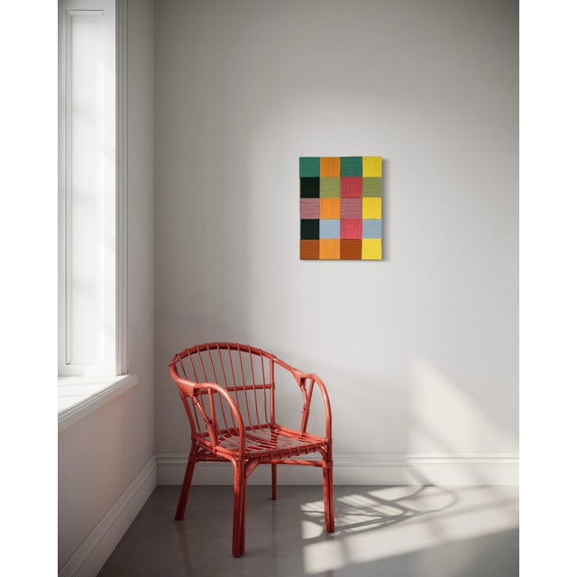 Meike Legler — “July,” 2023 — Geometric Abstract Textile Artwork For Sale - Image 10 of 18