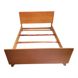 1940s Heywood Wakefield Style Full Size Bedframe For Sale