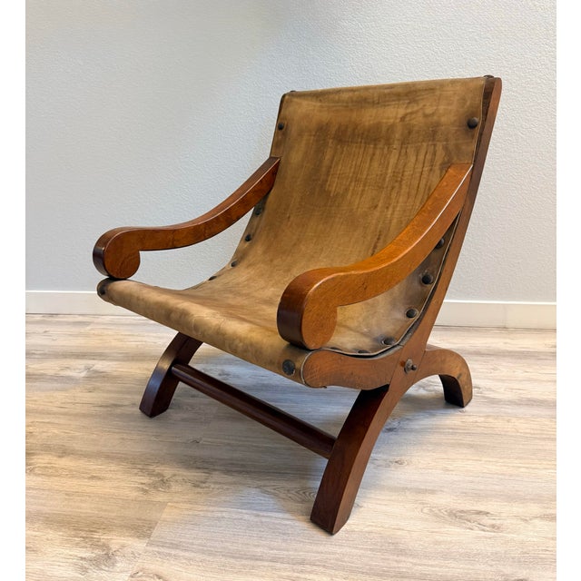 Animal Skin Early 19th Century Mexican Butaque Armchair For Sale - Image 7 of 7