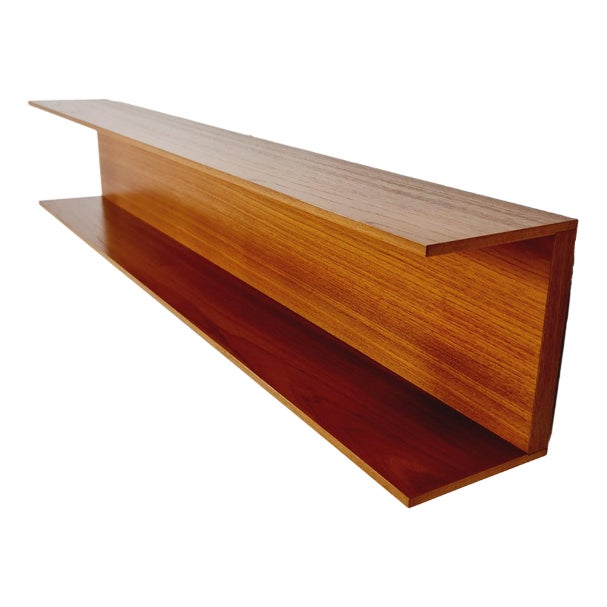Long German Hanging Shelf by Wilheilm Renz for Walter Renz, 1960s For Sale