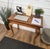 Mid-Century Modern Italian Art Deco Desk in Walnut, 1960s For Sale - Image 3 of 8