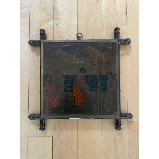 This was most likely used as a shaving mirror but great for a vanity top or just hanging on the wall. Superb antique...