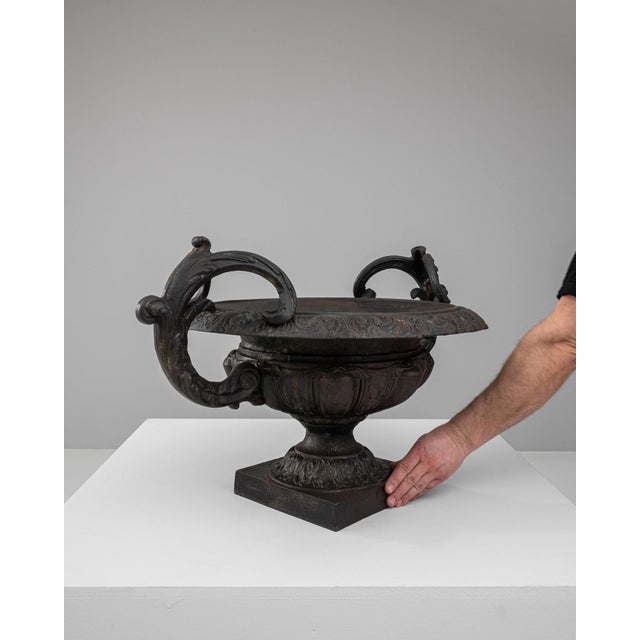 19th Century French Cast Iron Planter For Sale - Image 18 of 18