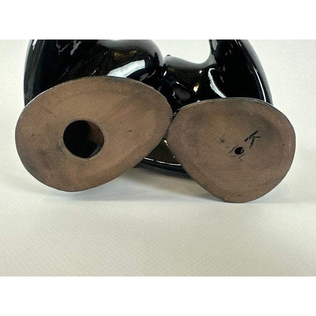 Mid-Century Modern Porcelain Pelicans by Miroslav Smutný for Jihoker Bechyně, 1960s For Sale - Image 12 of 15