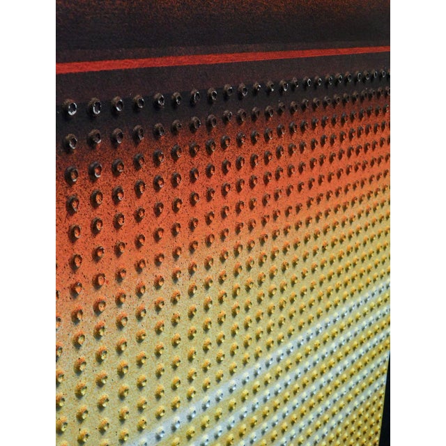 Paper 1970s Paul Maxwell #713-C Art Stencil Casting, Signed Artwork 3-D Textured For Sale - Image 7 of 9