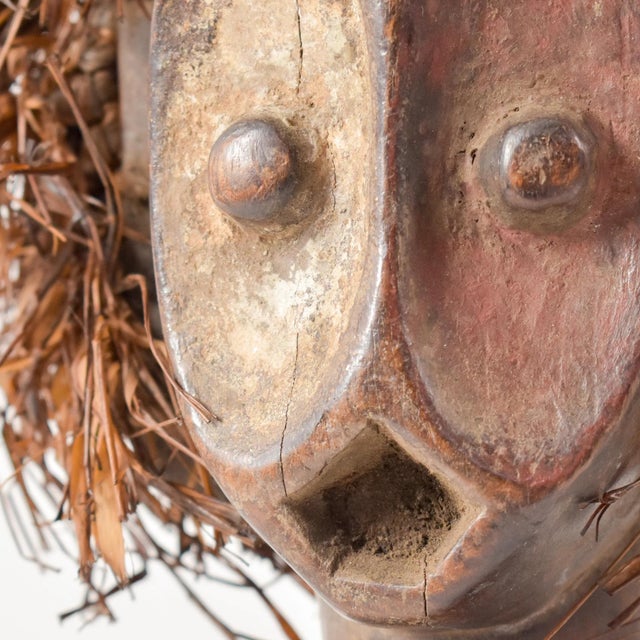 Early 20th Century Early 20th Century Bembe Janus Wood Figure on Custom Base For Sale - Image 5 of 8