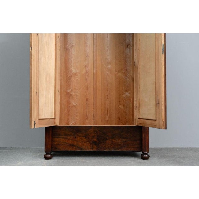 Gründerzeit Wardrobe in Walnut For Sale - Image 11 of 18
