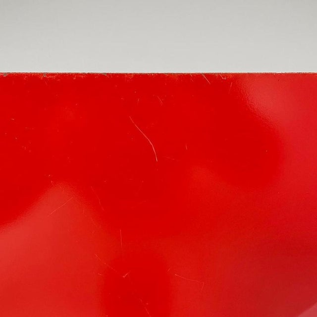 Italian Modern Floor Lamp in Red Metal, 1970s For Sale - Image 10 of 18