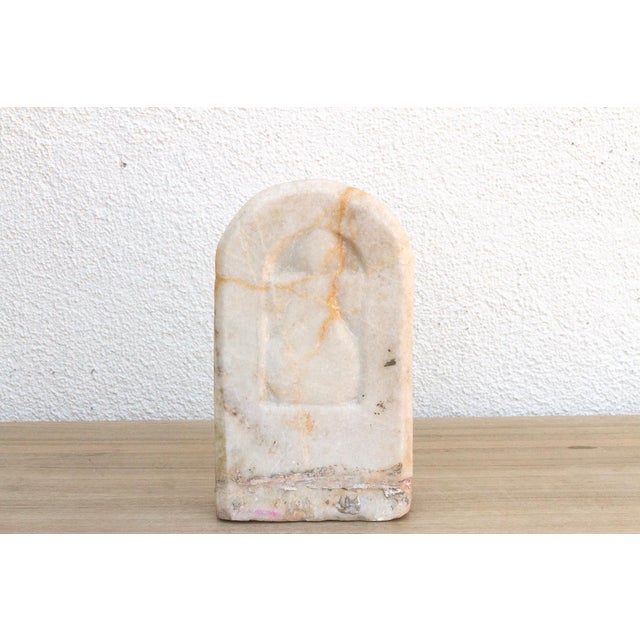 Antique White Marble Indian Deity Sculpture For Sale In Los Angeles - Image 6 of 11