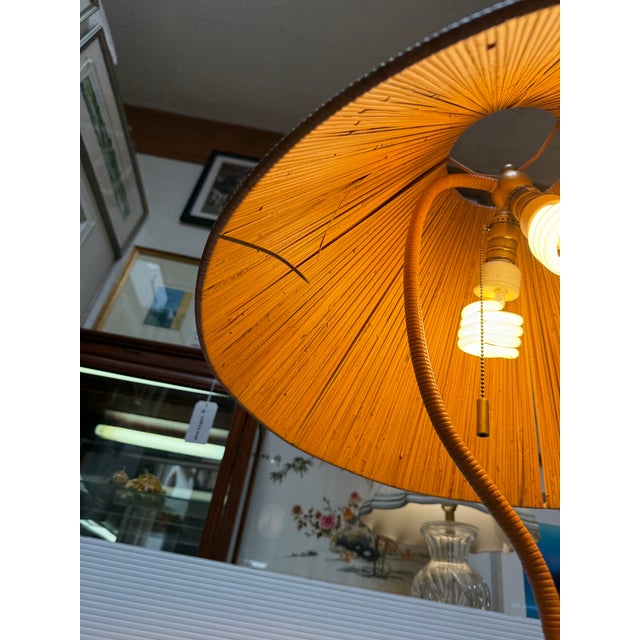 Wood Pottery Barn Dayna Floor Lamp For Sale - Image 7 of 12