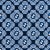 Sample - Schumacher x Johnson Hartig Le Moderne Cut Velvet Fabric in Cobalt For Sale