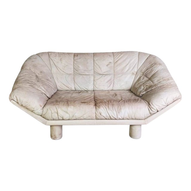 Vintage Two-Seater Sofa in Leather For Sale