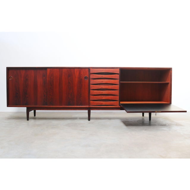 1950s Danish Sideboard Model 29A by Arne Vodder for Sibast Furniture, 1950 For Sale - Image 5 of 16
