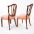Mahogany Wood Frame / Upholstered Hepplewhite Style Ten Dining Chair Set For Sale - Image 9 of 12