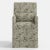 Cloth & Company Stoffer Home x Cloth & Company Lindy Slipcover Dining Arm Chair in Michigan Bird Toile Olive For Sale - Image 4 of 7