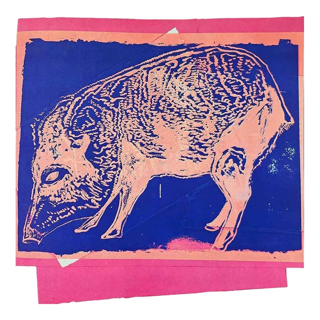 Andy Warhol Giant Chaco Peccary 1986 Vanishing Animals For Sale