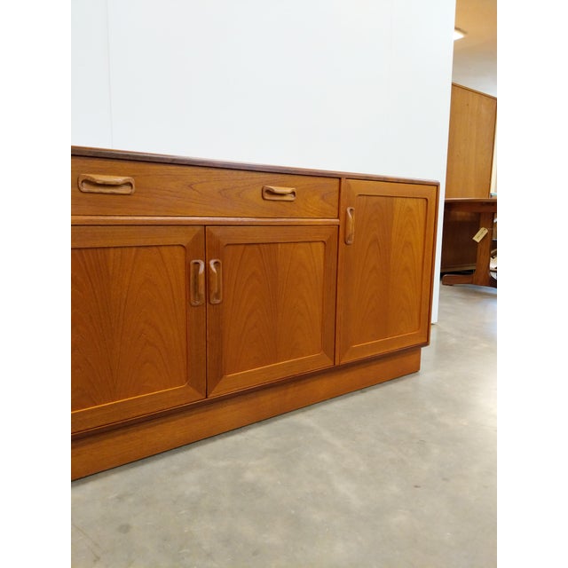 Brown Vintage Mid Century Modern Teak Credenza by G Plan For Sale - Image 8 of 10