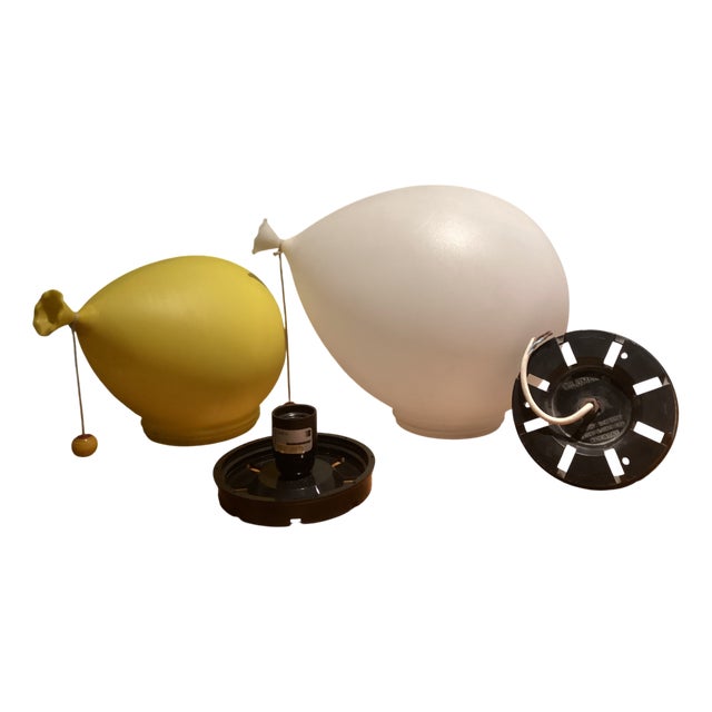 Bilumen Ceiling Lamps, 1980, Set of 2 For Sale