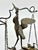 Pair of Grand Tour Pompeiian NeoClassical Bronze Heron Oil Lamps with Mouse, Swan For Sale - Image 12 of 18