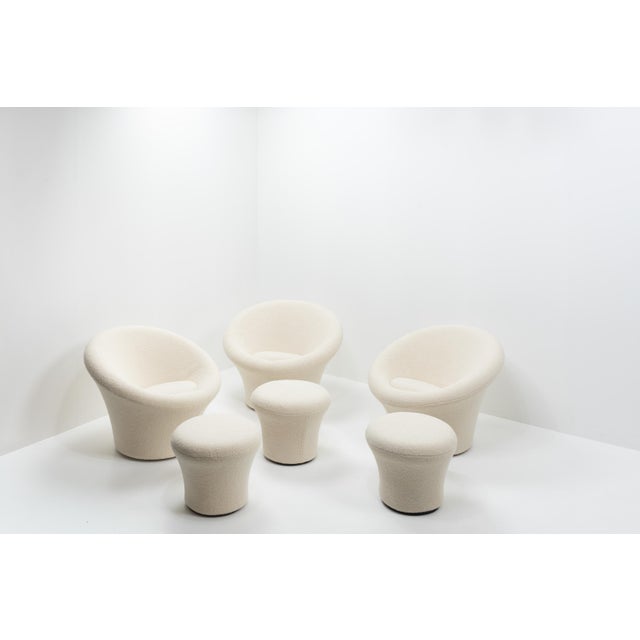 Mid-Century Modern Set of Vintage Mushroom Lounge Chair and Ottoman by Pierre Paulin for Artifort, 1990s For Sale - Image 3 of 13