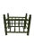 Hollywood Regency Mid 20th Century Faux Bamboo Hollywood Regency Canterbury Magazine Rack For Sale - Image 3 of 12