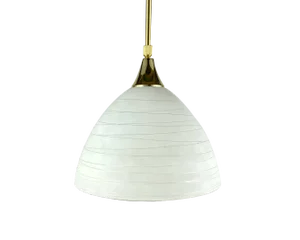 Vintage Pendant Lamp in Gilt Brass from Honsel Leuchten, Germany