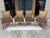 Hooker Furniture Set of 4 Asian Chinoiserie Faux Bamboo Armchairs With Sculptural Metal Fish Motifs For Sale - Image 4 of 17