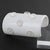 White Krizia White Resin Lucite Cuff Bangle Bracelet with Cabochons For Sale - Image 8 of 13