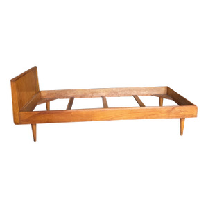 1960s Mid Century Modern Maple Wood Daybed