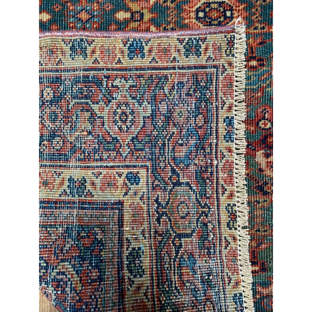 1920s Bellwether Rugs Antique Sarouk Farahan - 4'1" X 6'2" For Sale - Image 5 of 6