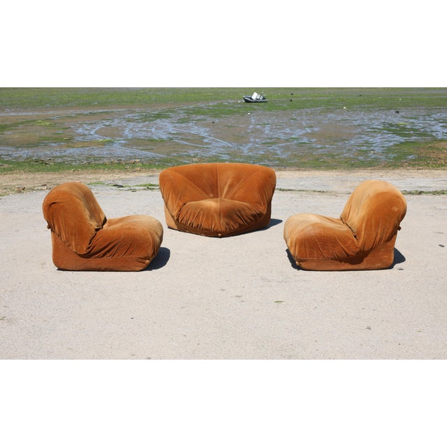 1970s Vintage Modular Patate Sofa, 1970s, Set of 3 For Sale - Image 5 of 18