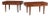Lyby Mobler Danish Teak Wide Nightstands or Side Tables For Sale