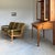 Olive Scalloped Carved Turned Danish Oak Henning Kjærnulf Style Sofa Couch Olive Wool For Sale - Image 8 of 16