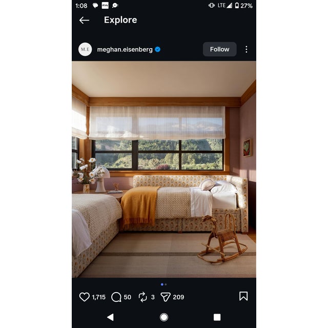 Vintage Franco Albini Italian Rattan and Wicker Rocking Horse Second Image is not my own, but shows an almost identical...