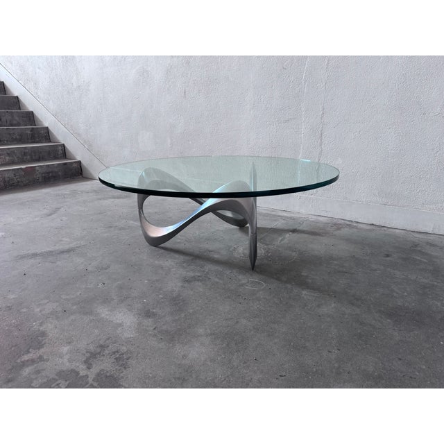 Mid-Century Modern Vintage Snake Coffee Table by Knut Hesterberg for Ronald Schmitt, 1970s For Sale - Image 3 of 7