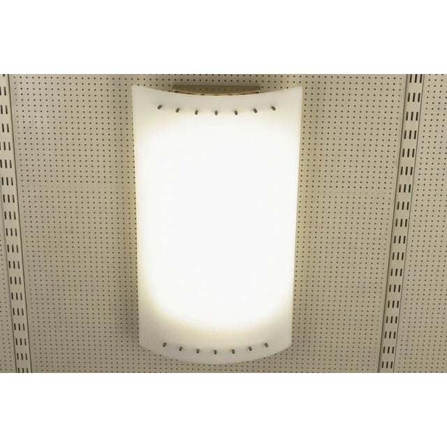 1950s Large Factory Wall Lamp in Acrylic Glass, Germany, 1950s For Sale - Image 5 of 11