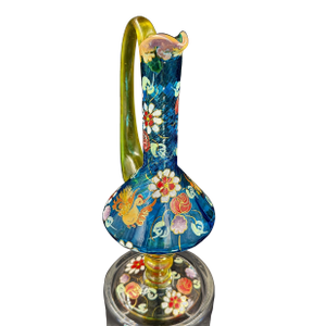 Rare Mid 20th Century Signed Jose Cire Royo Spanish Art Glass Ewer