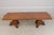 Satinwood Finish Pedestal Dining Room Table W. Paw Feet For Sale - Image 12 of 18