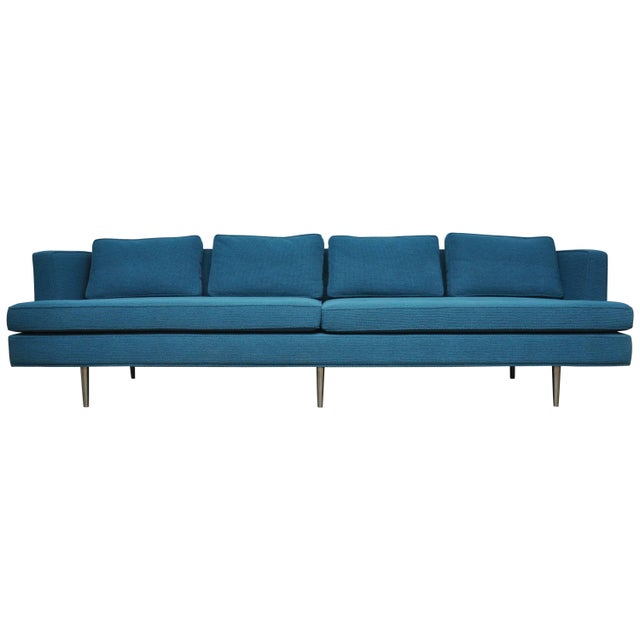 Metal Dunbar Sofa by Edward Wormley, Model 4907 For Sale - Image 7 of 7