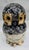 Charming mid-century hand-carved alabaster owl figurine from Volterra, Tuscany, Italy, featuring expressive glass eyes and...