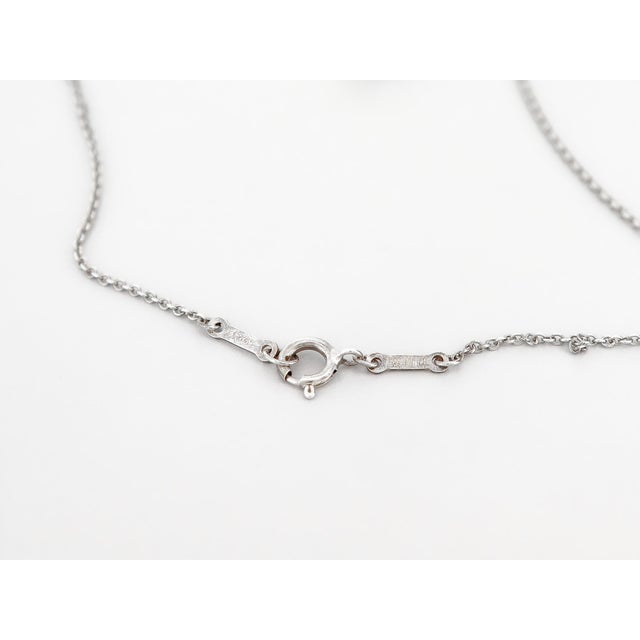 Vintage Elsa Peretti for Tiffany & Co. Sterling Silver Double Tear Drop Pendant For Sale - Image 13 of 13